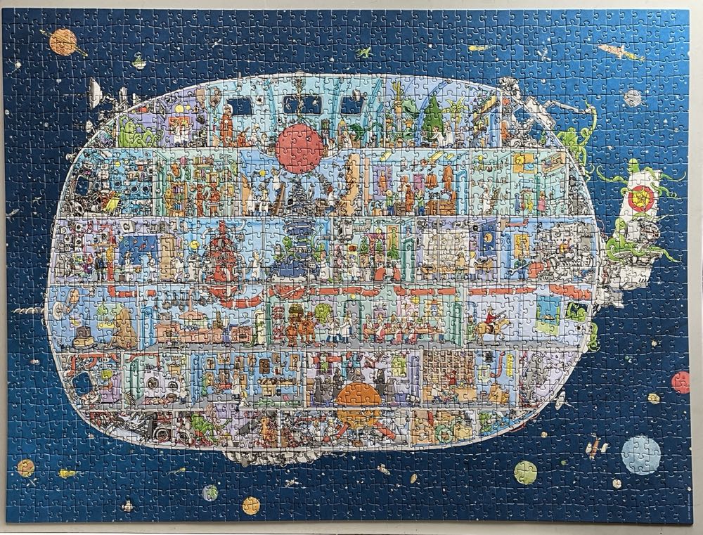 Spaceship - HEYE puzzle collectible [Barcode 4001689298418] - Main Image 2