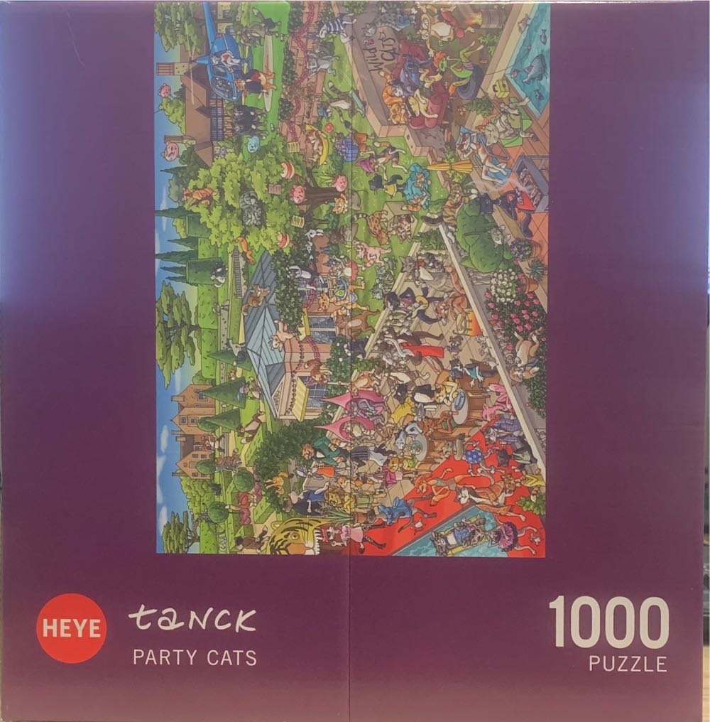 Party Cats 🟦 - HEYE puzzle collectible [Barcode 4001689298388] - Main Image 2