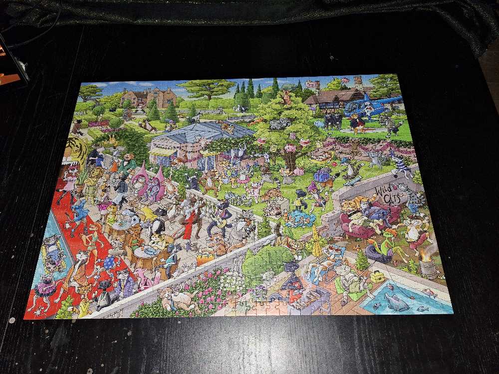 Party Cats 🟦 - HEYE puzzle collectible [Barcode 4001689298388] - Main Image 3