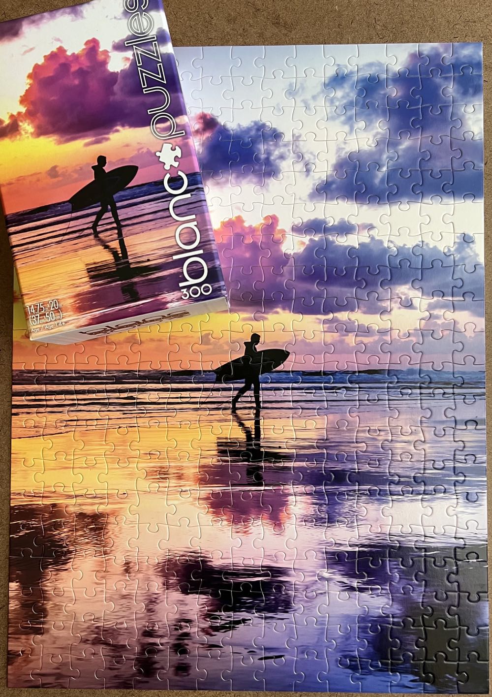 Sunset Surfer California - Blanc By Buffalo puzzle collectible [Barcode 079346530106] - Main Image 3