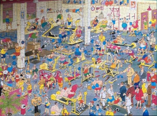 The Big Leak | At The Gym | Grand Café - Jumbo puzzle collectible [Barcode 8710126811207] - Main Image 2