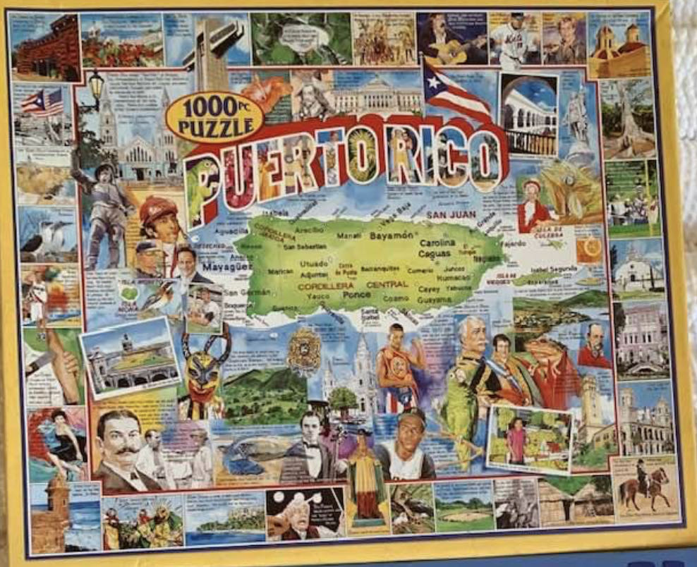 Puerto Rico-(-1)-TRADED - White Mountain Puzzles puzzle collectible [Barcode 724819249213] - Main Image 2