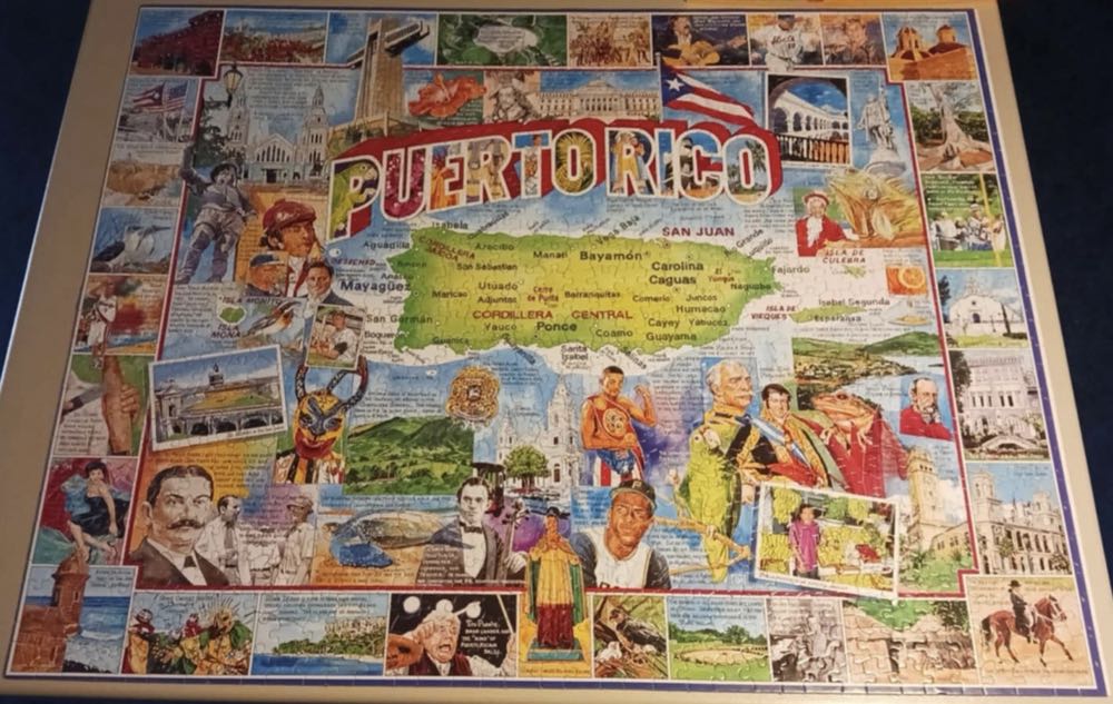 Puerto Rico-(-1)-TRADED - White Mountain Puzzles puzzle collectible [Barcode 724819249213] - Main Image 3