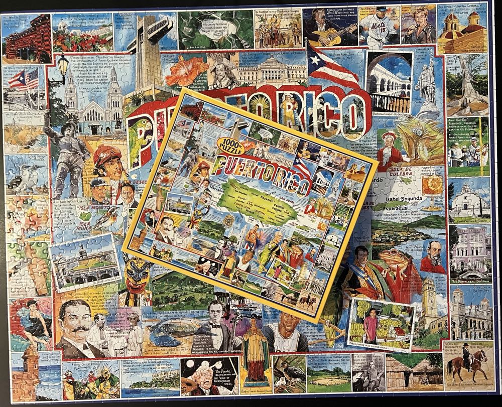 Puerto Rico-(-1)-TRADED - White Mountain Puzzles puzzle collectible [Barcode 724819249213] - Main Image 4