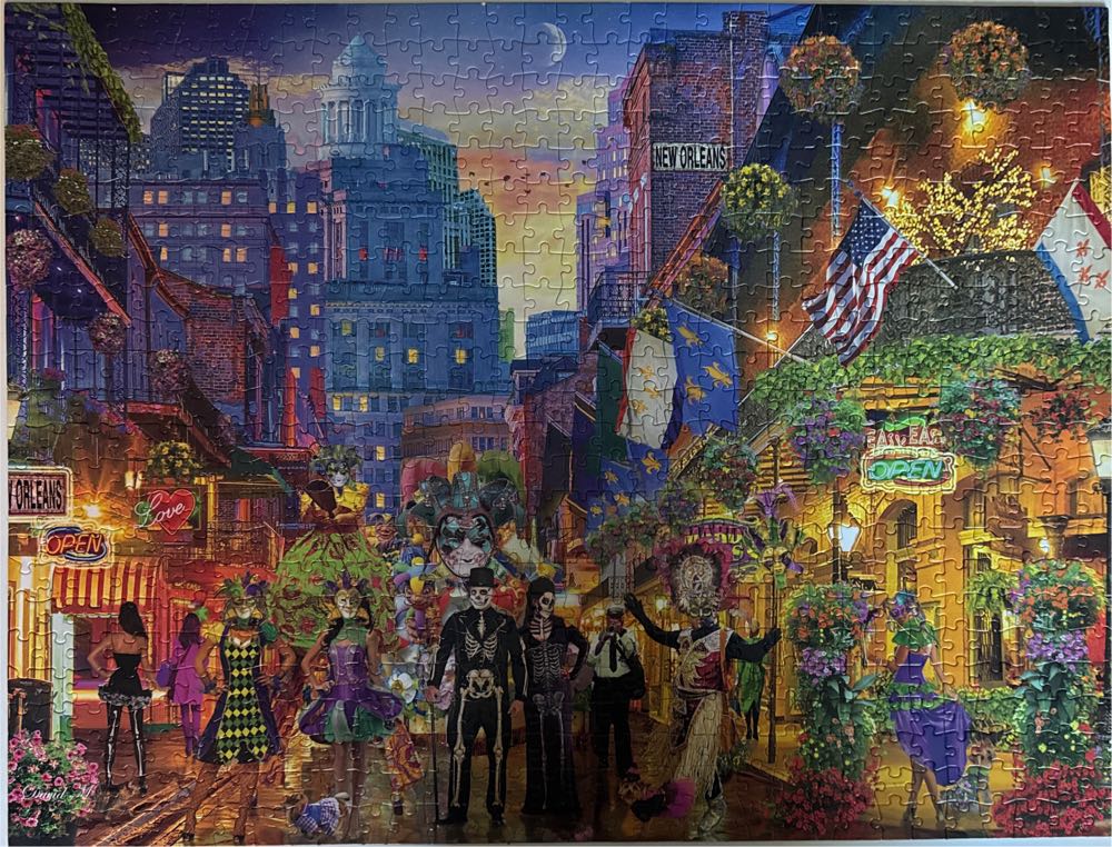 Cities In Color: The Big Easy, New Orleans - Buffalo puzzle collectible [Barcode 079346171286] - Main Image 3
