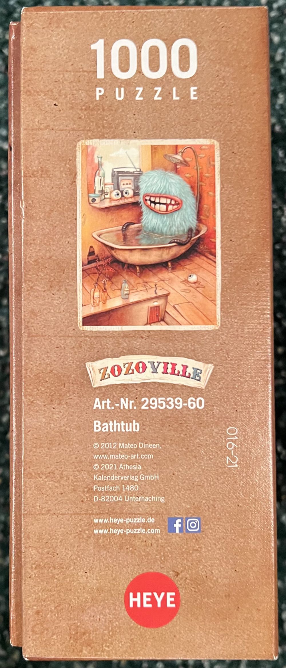 Zozoville: Bathtub - HEYE puzzle collectible [Barcode 4001689000394] - Main Image 3
