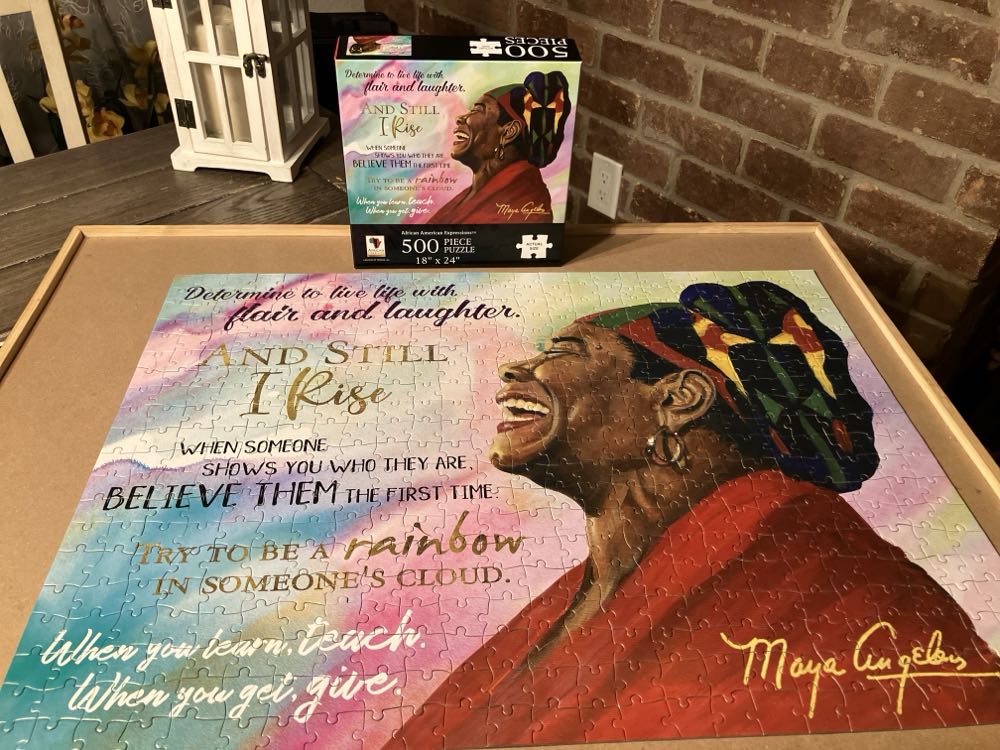 Maya Angelou Quotes - African American Expressions puzzle collectible [Barcode 796038240128] - Main Image 3