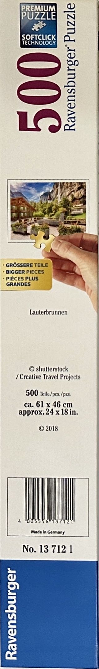 Lauterbrunnen - Ravensburger puzzle collectible [Barcode 4005556137121] - Main Image 2
