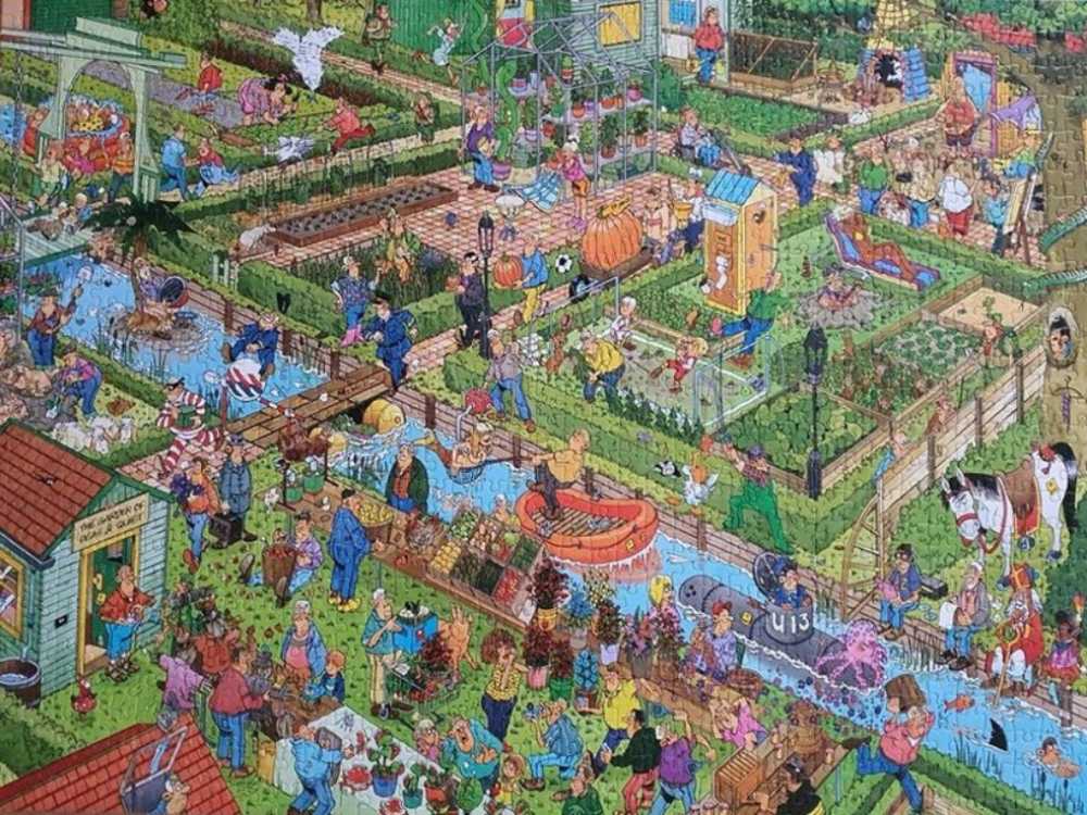 Jan van Haasteren. De Volkstuintjes - Jumbo puzzle collectible - Main Image 2