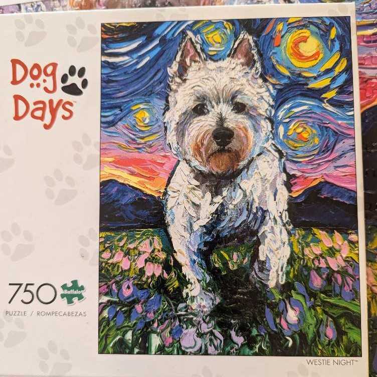 Westie Night - Buffalo Games puzzle collectible [Barcode 079346173532] - Main Image 3