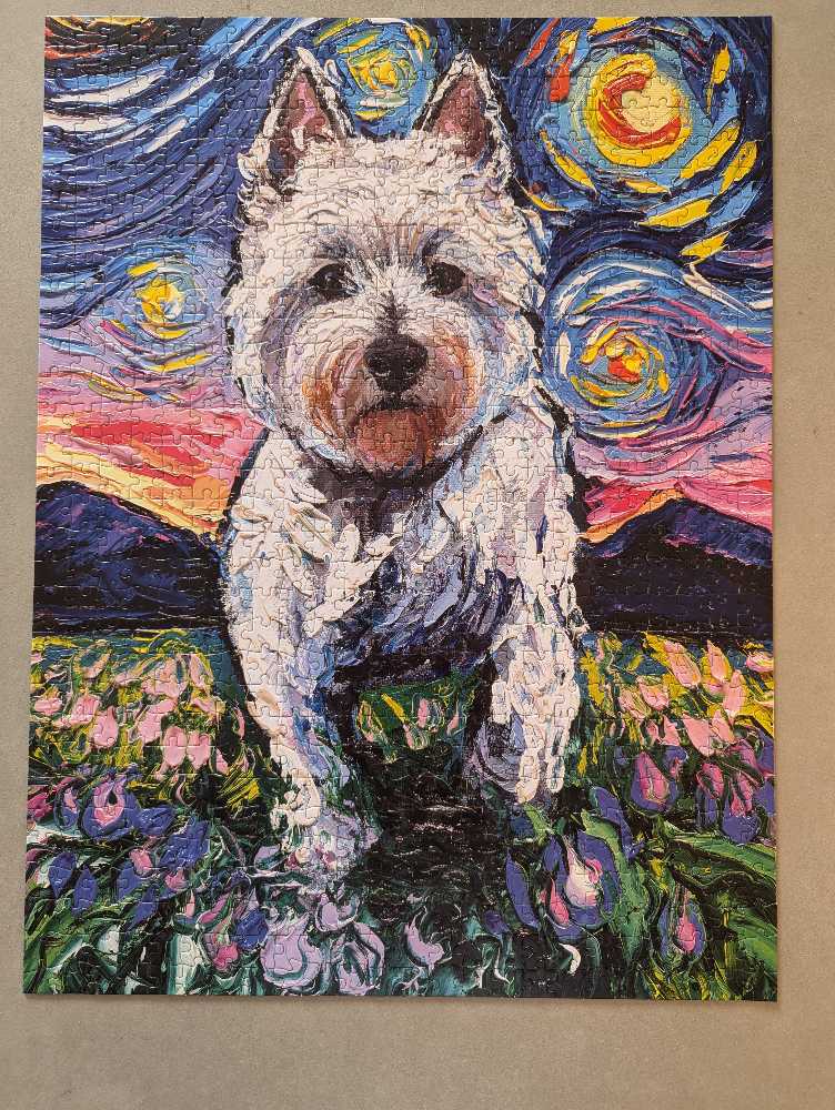 Westie Night - Buffalo Games puzzle collectible [Barcode 079346173532] - Main Image 4