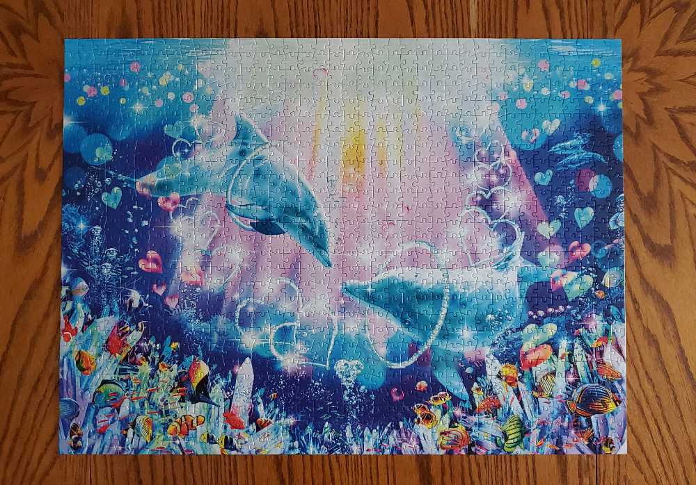 Marine Color Ring Of Love - Buffalo puzzle collectible [Barcode 079346118892] - Main Image 2