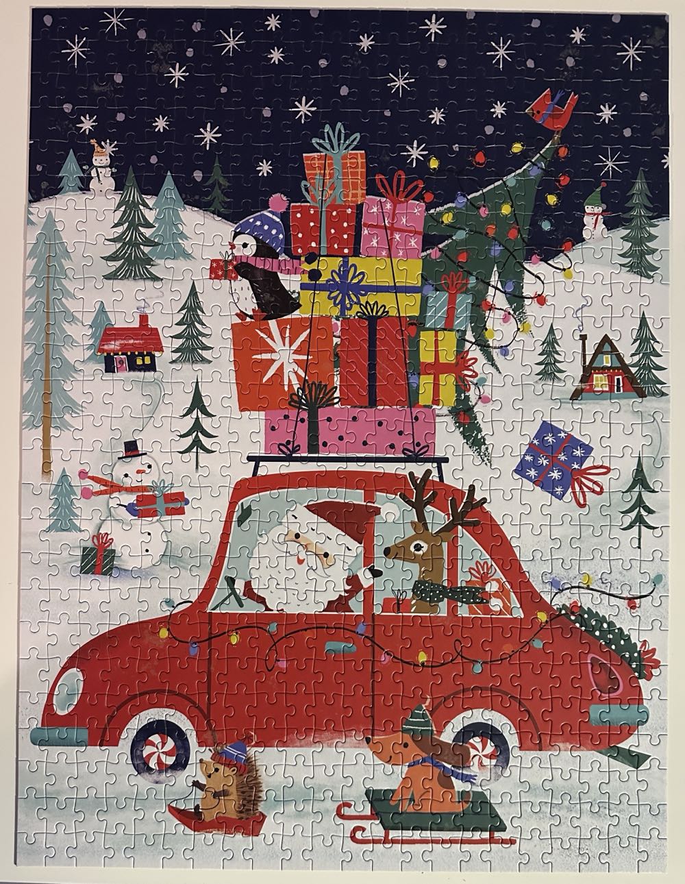 Dashing All The Way - Hallmark puzzle collectible [Barcode 763795749539] - Main Image 3