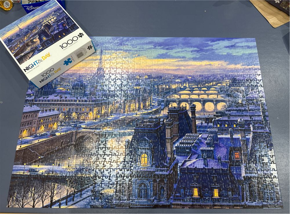 Spanning The Seine - Buffalo Games puzzle collectible [Barcode 079346118663] - Main Image 2