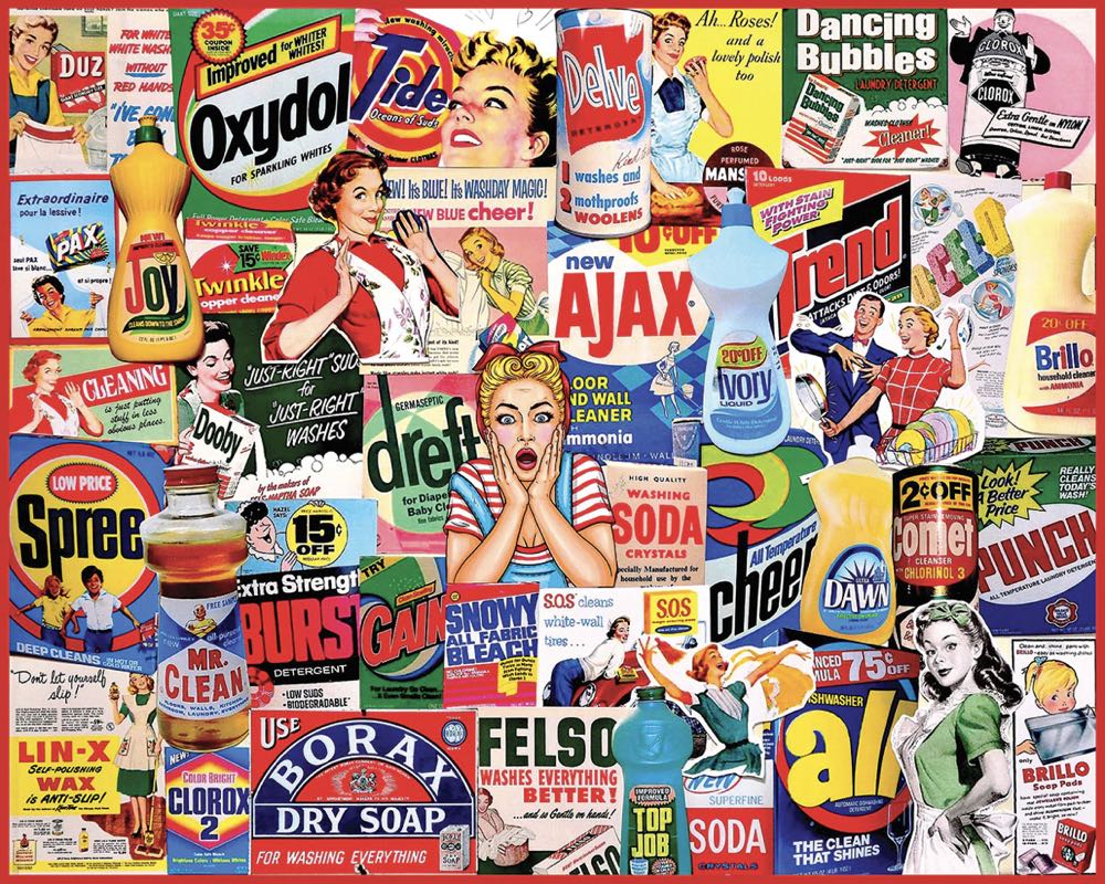 Soap Suds-selling  - White Mountain puzzle collectible [Barcode 724819264834] - Main Image 2