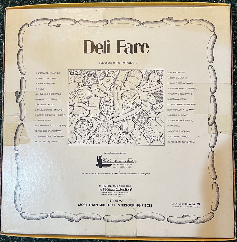 Deli Fare ✅🚪 - Eaton Jigsaw Puzzle puzzle collectible - Main Image 2