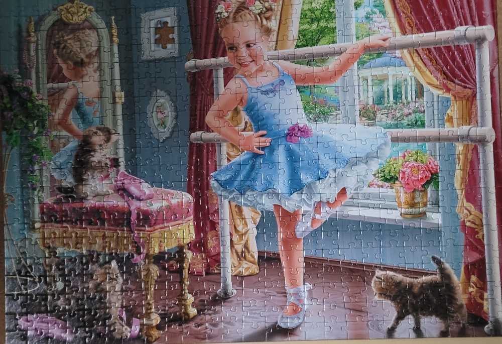 Little Ballet Dancer SOLD  - Corner Piece 🇬🇧 puzzle collectible [Barcode 5052089308183] - Main Image 2