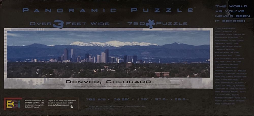 Denver, Colorado - Buffalo Games puzzle collectible [Barcode 079346140145] - Main Image 2