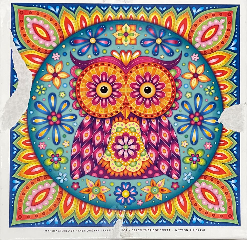 Groovy Animals- Owl - Ceaco puzzle collectible [Barcode 021081240178] - Main Image 2