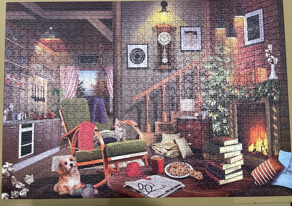 Inside Merles Cottage - Funbox puzzle collectible [Barcode 643690102588] - Main Image 2