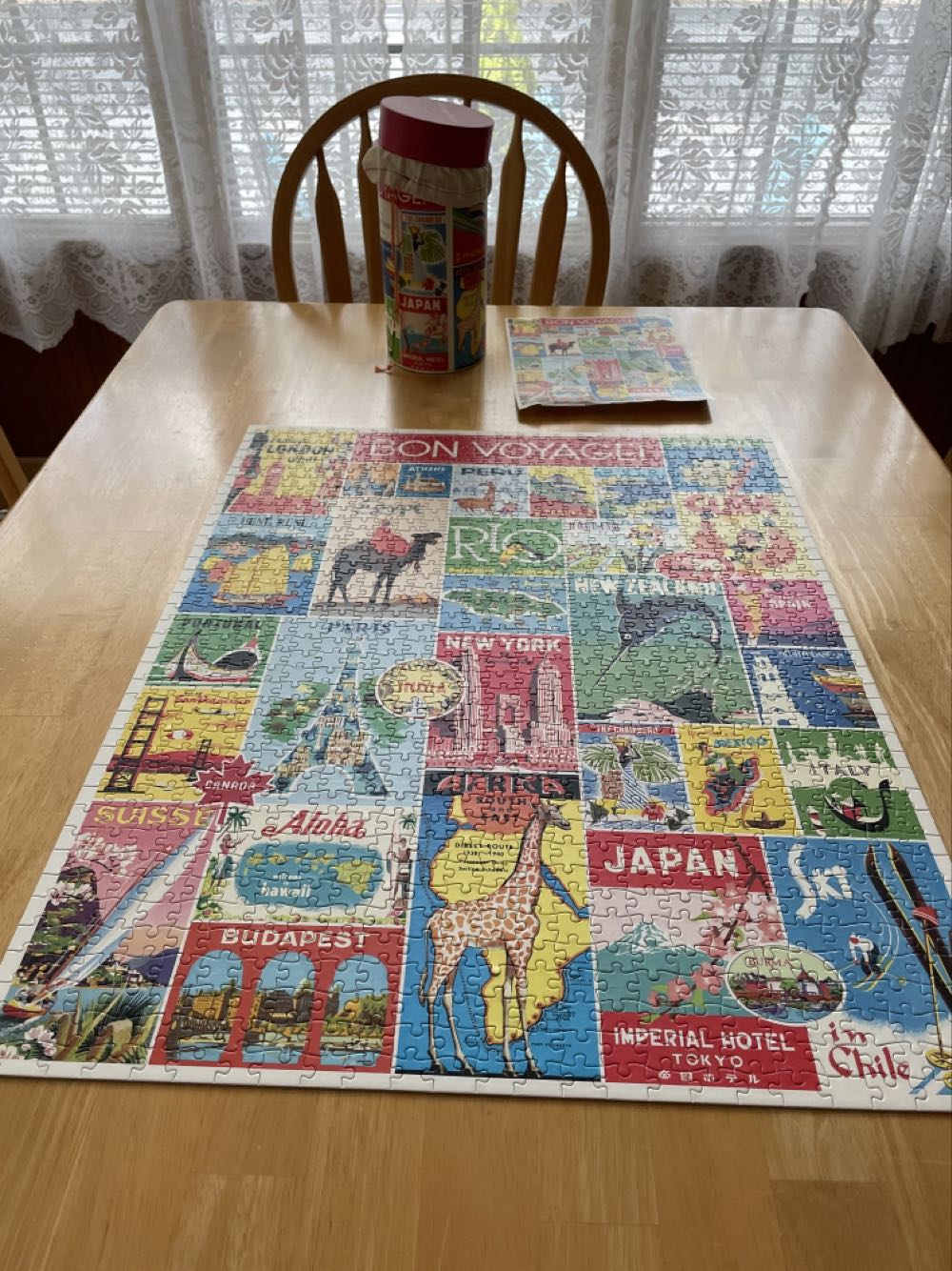 Travel - Cavallini & Co. puzzle collectible [Barcode 9781635446395] - Main Image 3