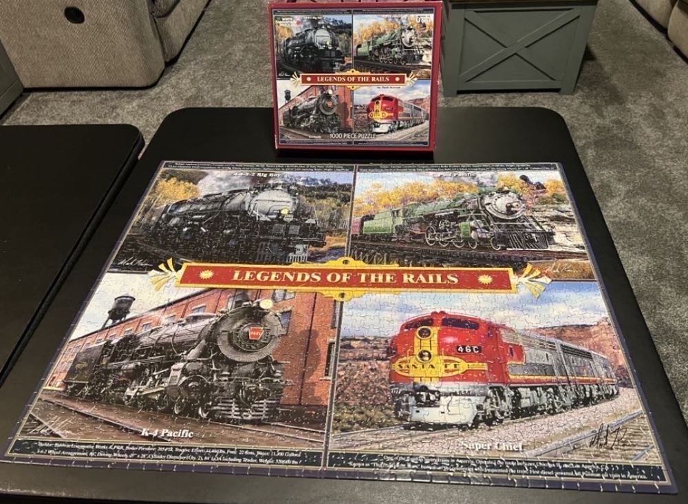 Legends Of The Rails* - White Mountain puzzle collectible [Barcode 724819253470] - Main Image 2