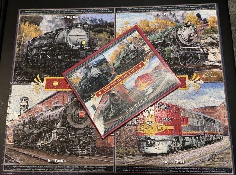 Legends Of The Rails* - White Mountain puzzle collectible [Barcode 724819253470] - Main Image 3