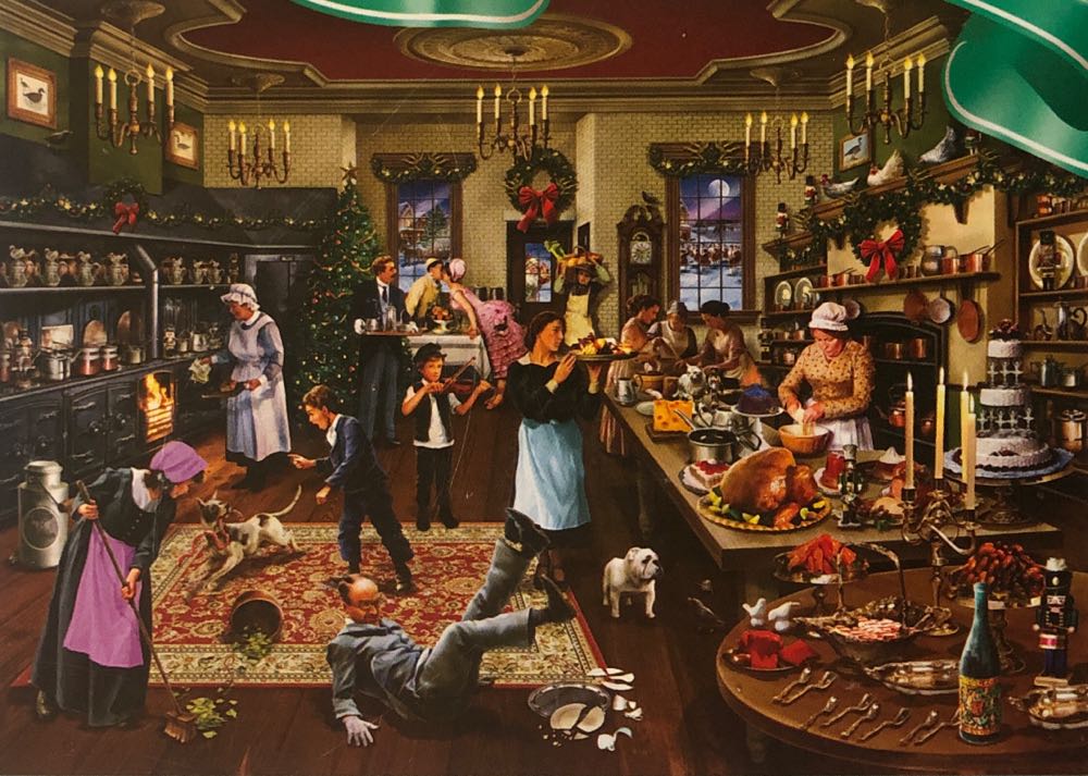 Preparing the Feast - Waddingtons puzzle collectible [Barcode 5036905021135] - Main Image 2