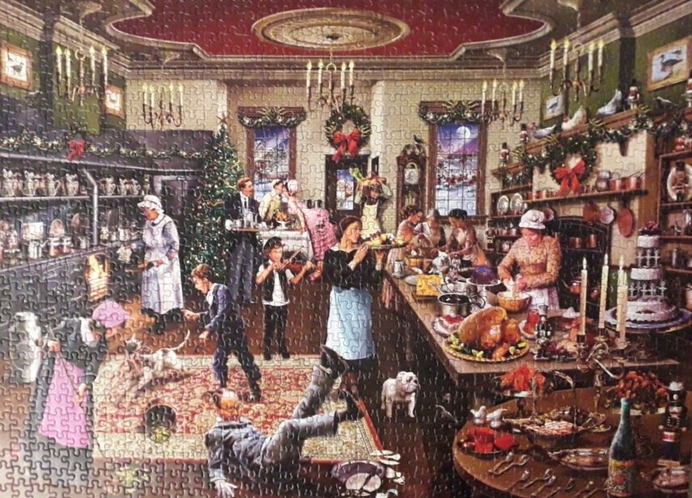 Preparing the Feast - Waddingtons puzzle collectible [Barcode 5036905021135] - Main Image 3