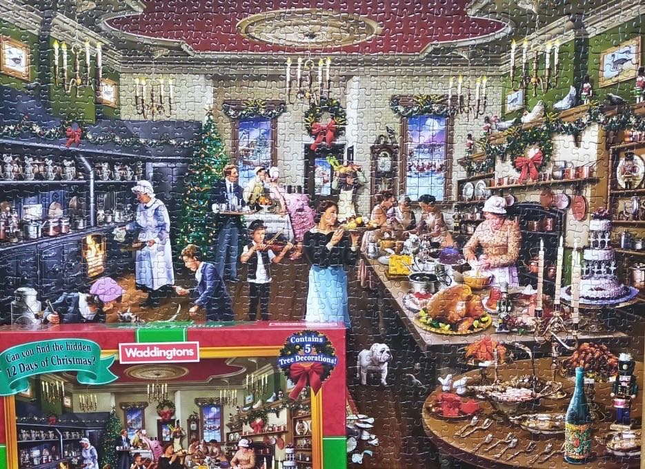 Preparing the Feast - Waddingtons puzzle collectible [Barcode 5036905021135] - Main Image 4