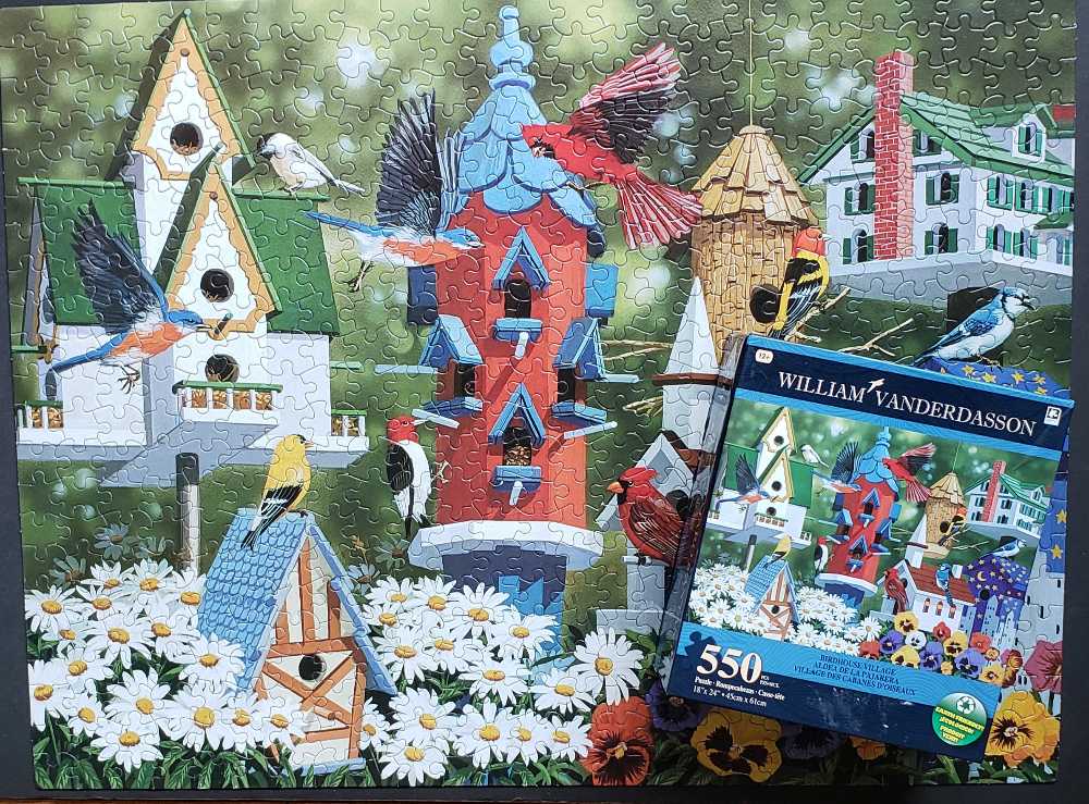 Birdhouse Village - Karmin International puzzle collectible [Barcode 773392086173] - Main Image 2