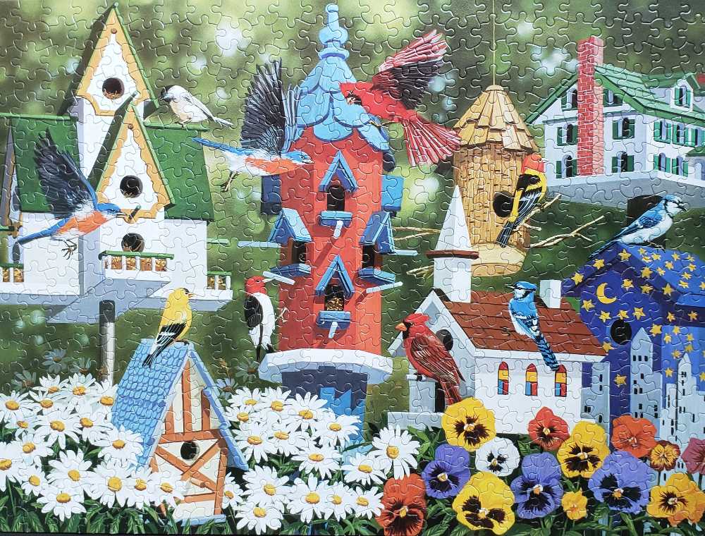 Birdhouse Village - Karmin International puzzle collectible [Barcode 773392086173] - Main Image 3