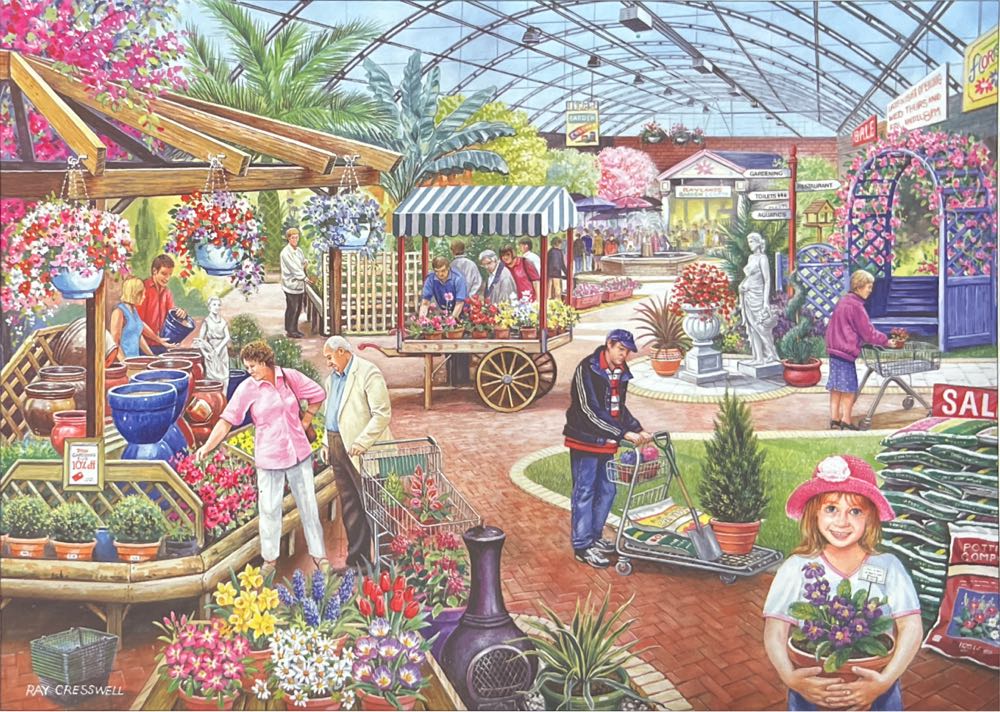 At The Garden Centre 🟦 - House of Puzzles Ltd HOP, The puzzle collectible [Barcode 5060002001677] - Main Image 2