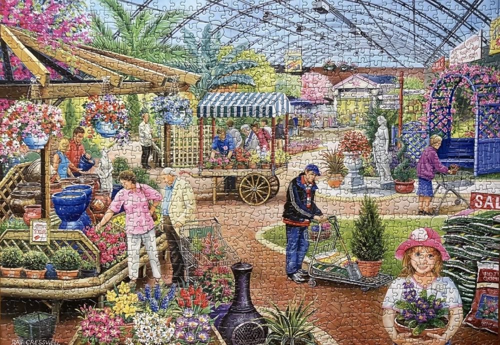 At The Garden Centre 🟦 - House of Puzzles Ltd HOP, The puzzle collectible [Barcode 5060002001677] - Main Image 3