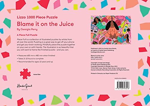 Blame It On The Juice: Lizzo - Hardie Grant Puzzles puzzle collectible [Barcode 9781743797013] - Main Image 2
