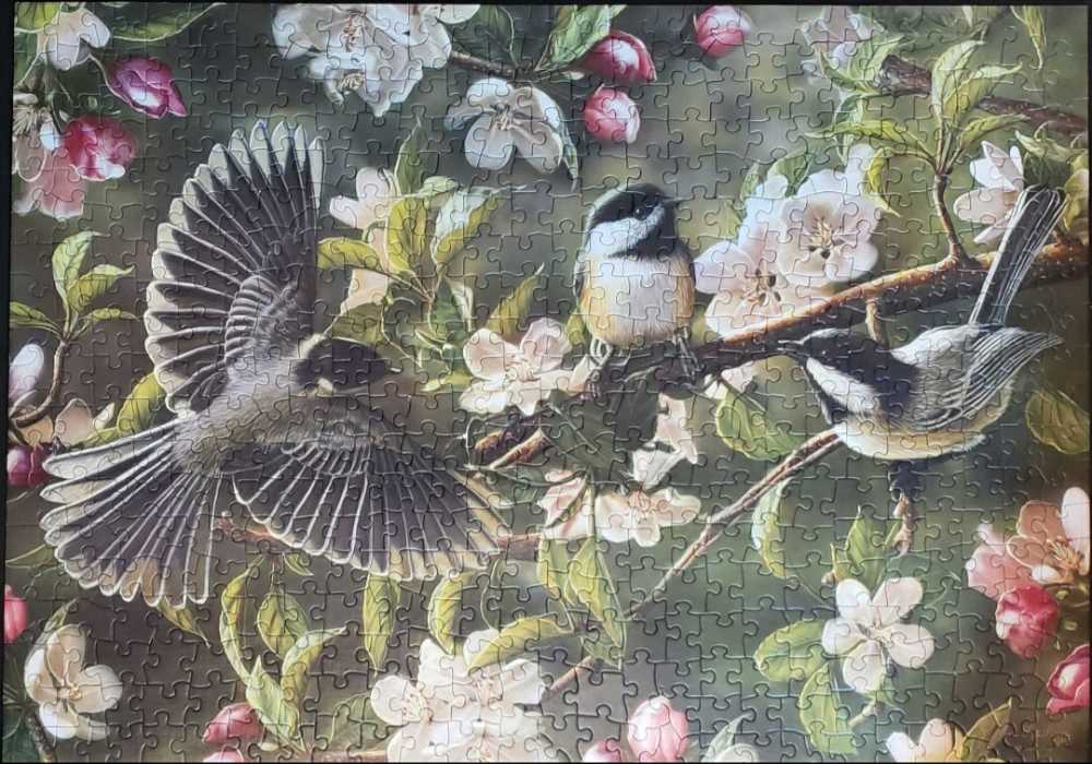 Chickadeedeedees - Cobble Hill Puzzle Company puzzle collectible [Barcode 625012850490] - Main Image 4