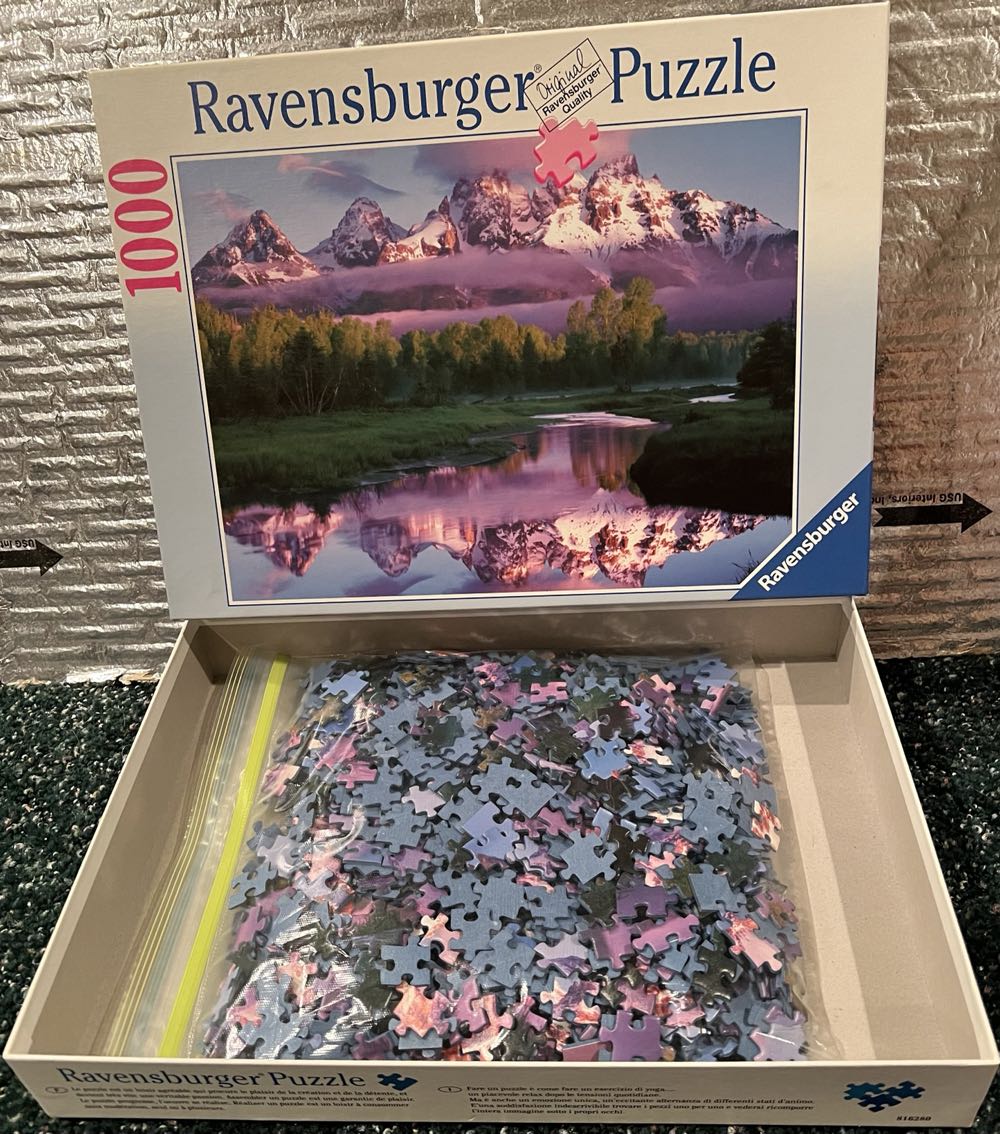 Grand Teton National Park, Wyoming - Ravensburger puzzle collectible [Barcode 4005556156986] - Main Image 3