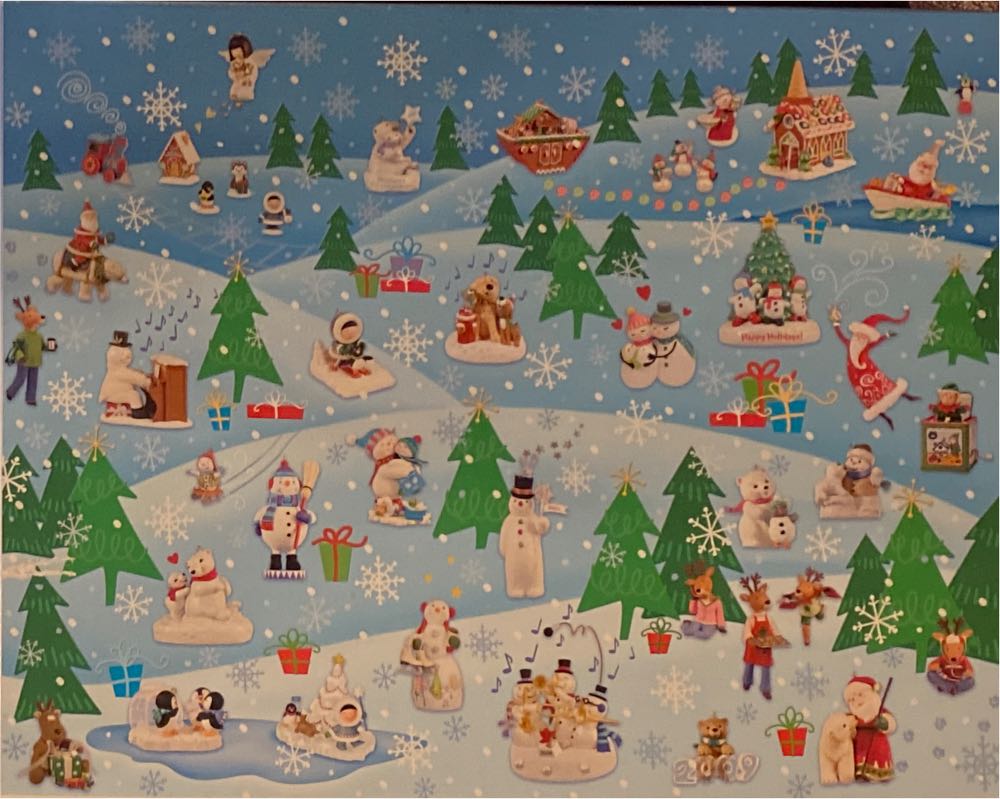 Winter Wonderland - Springbok puzzle collectible [Barcode 091683105434] - Main Image 2