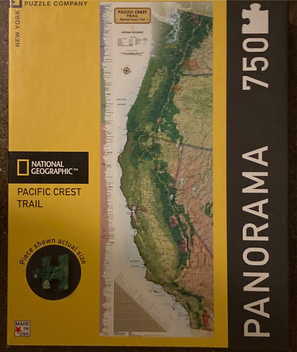 Pacific Crest Trail  Puzzle - New York Puzzle Company puzzle collectible [Barcode 819844013219] - Main Image 2