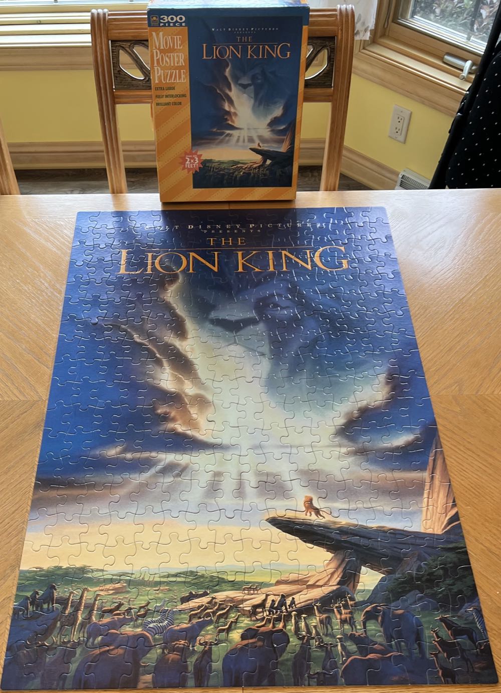 The Lion King - Movie Poster Puzzle - Golden puzzle collectible [Barcode 033500052439] - Main Image 3