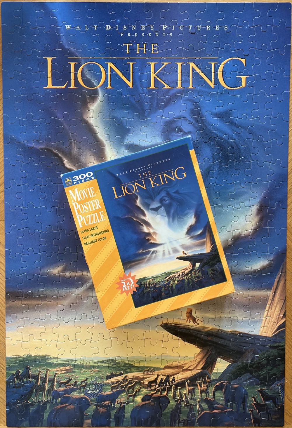 The Lion King - Movie Poster Puzzle - Golden puzzle collectible [Barcode 033500052439] - Main Image 4