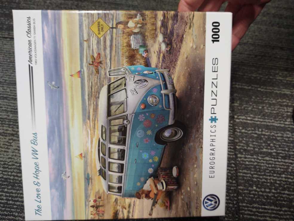 The Love And Hope VW Bus🧩 - Eurographics puzzle collectible [Barcode 628136753104] - Main Image 2