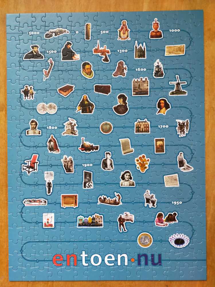 Canon De Puzzel: En toen.nu - Nova Carta puzzle collectible [Barcode 8715659001408] - Main Image 2