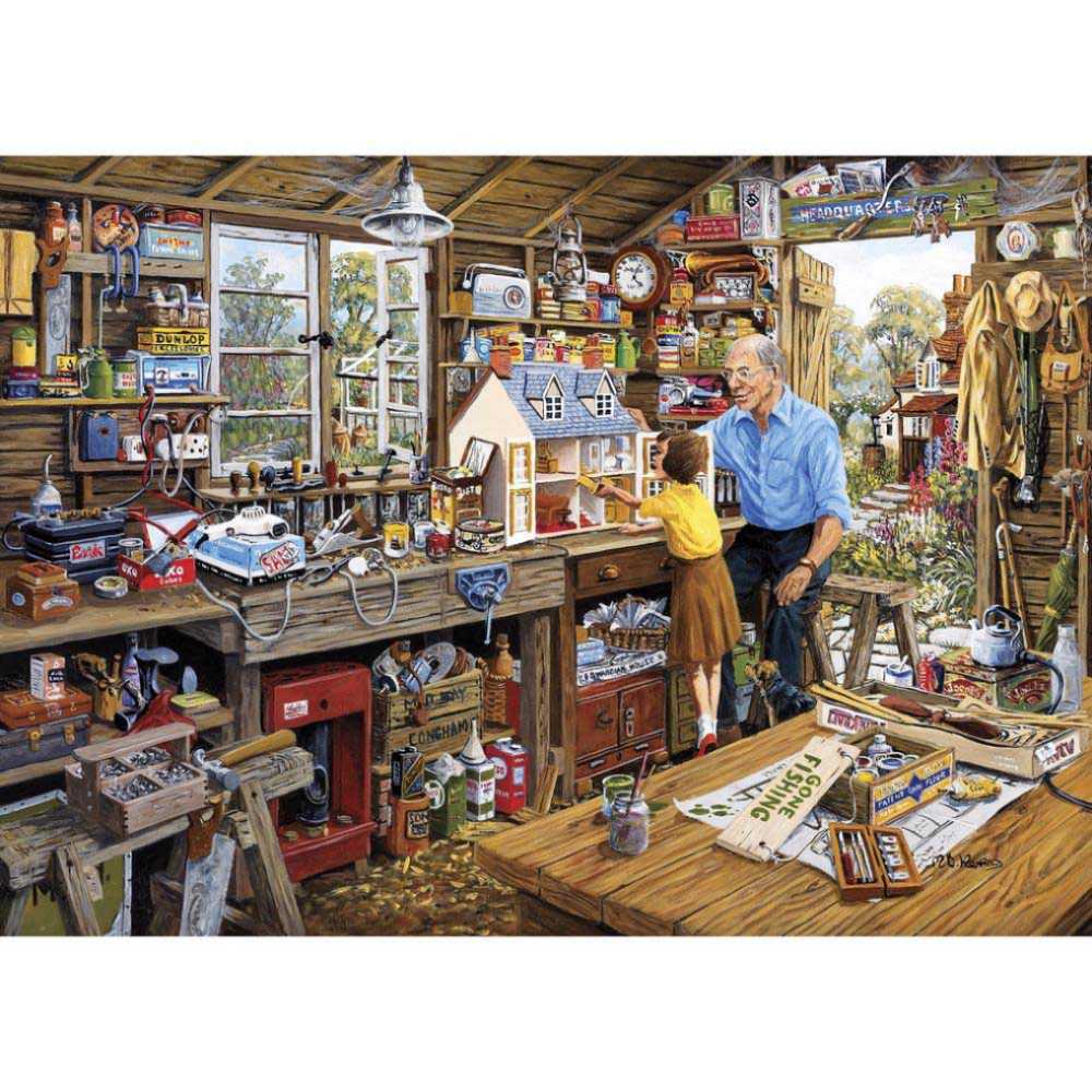 Gibson Granddads Workshop - Gibson puzzle collectible - Main Image 2