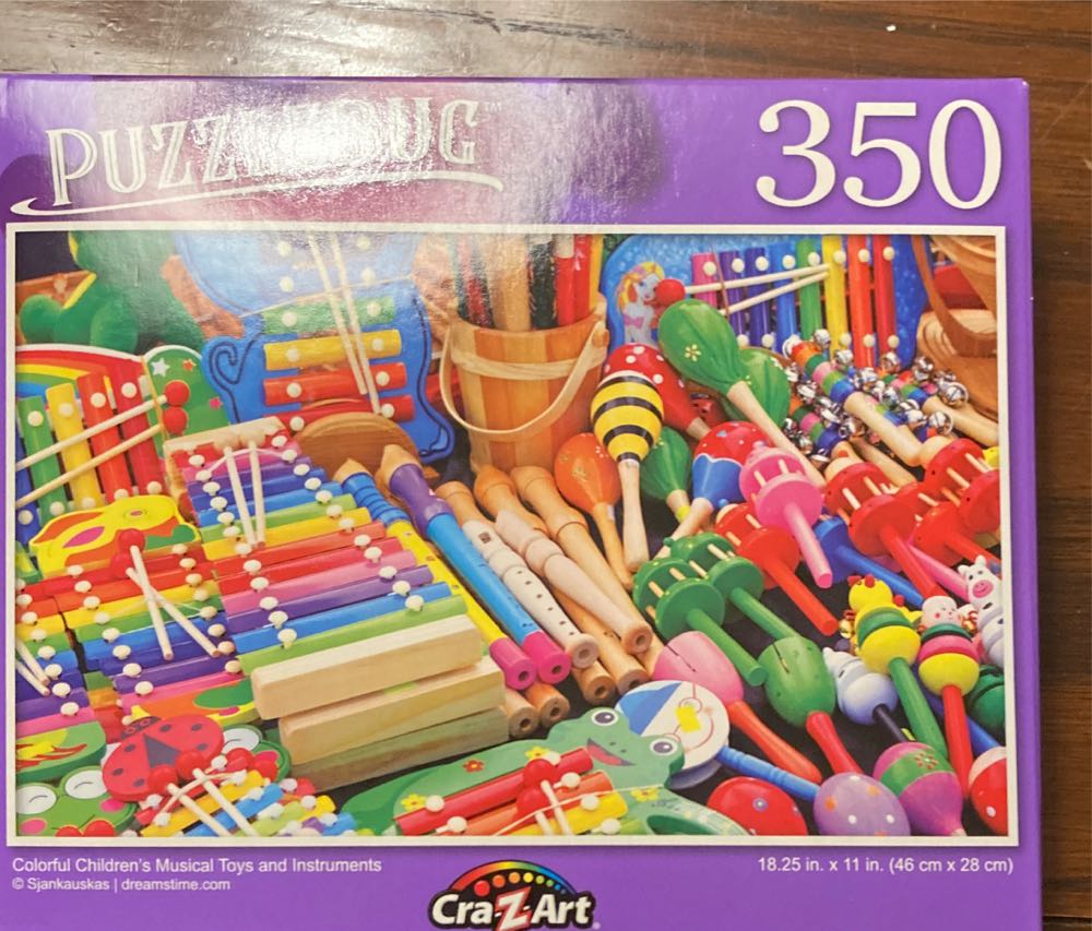 Colorful Children’s Musical Toys - CraZArt puzzle collectible - Main Image 1