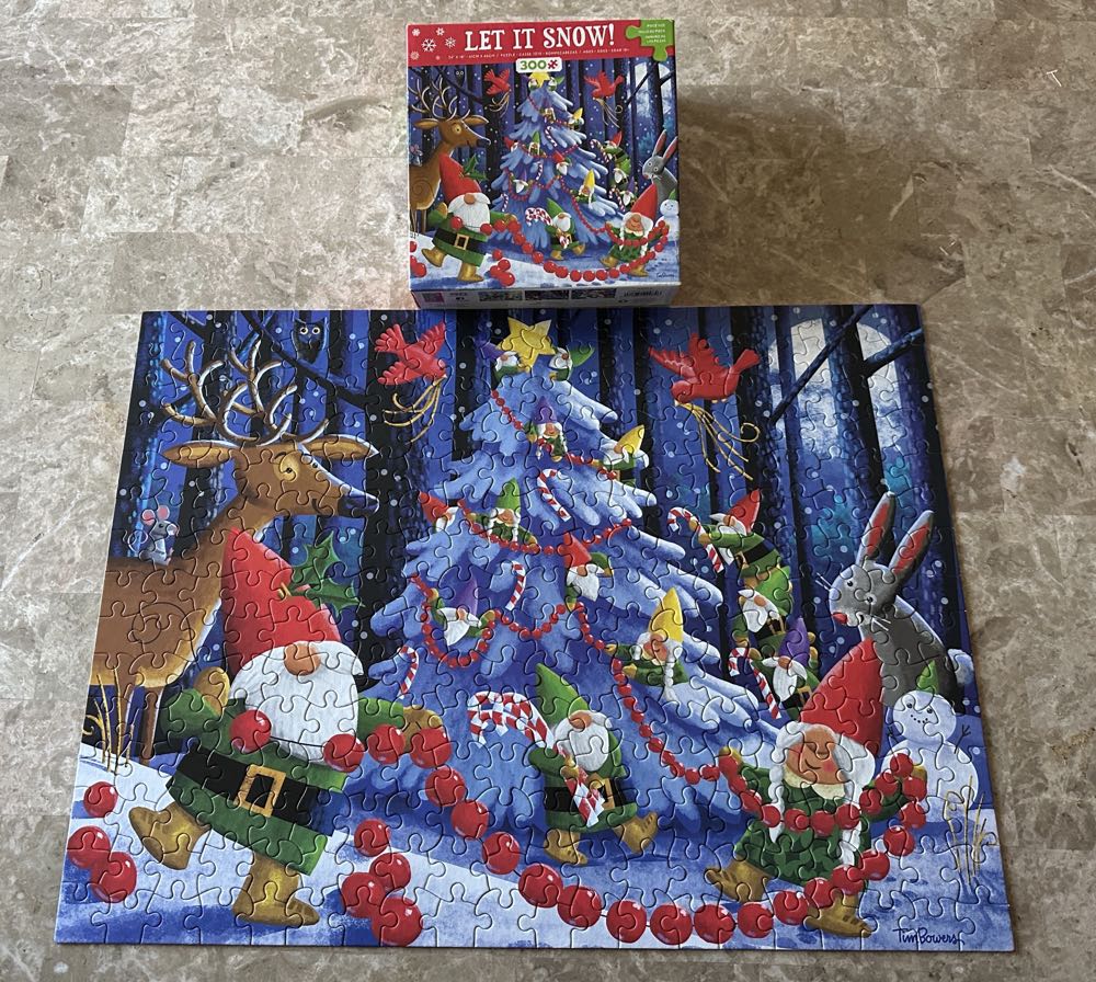 Gnomes Let It Snow - Ceaco puzzle collectible [Barcode 021081222846] - Main Image 2