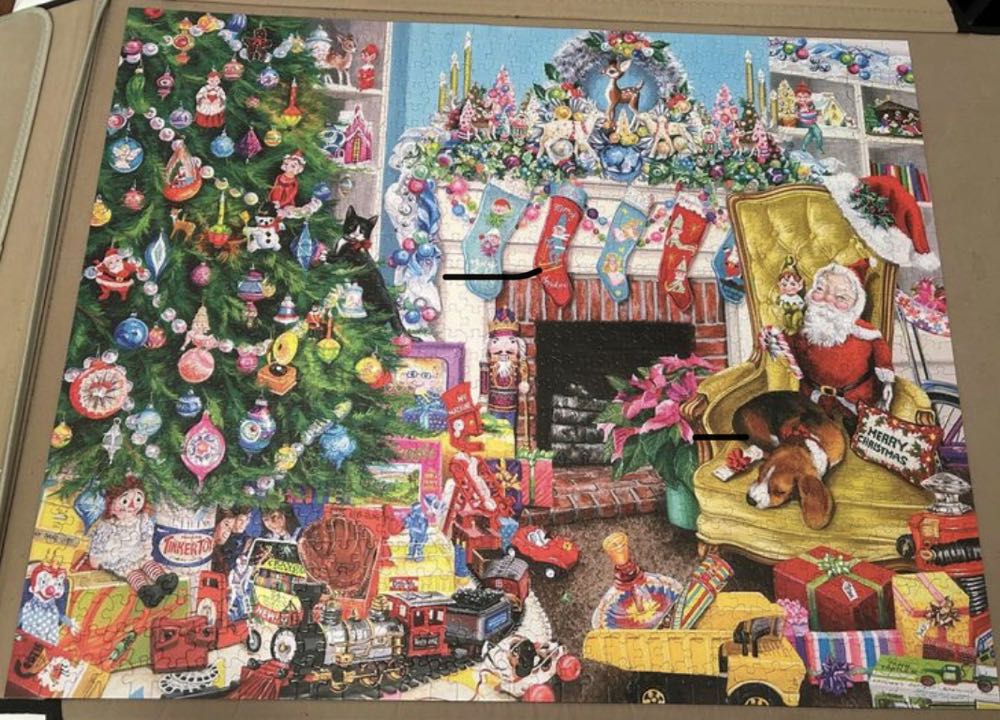 Y-Christmas Toys - White Mountain puzzle collectible [Barcode 724819264193] - Main Image 4