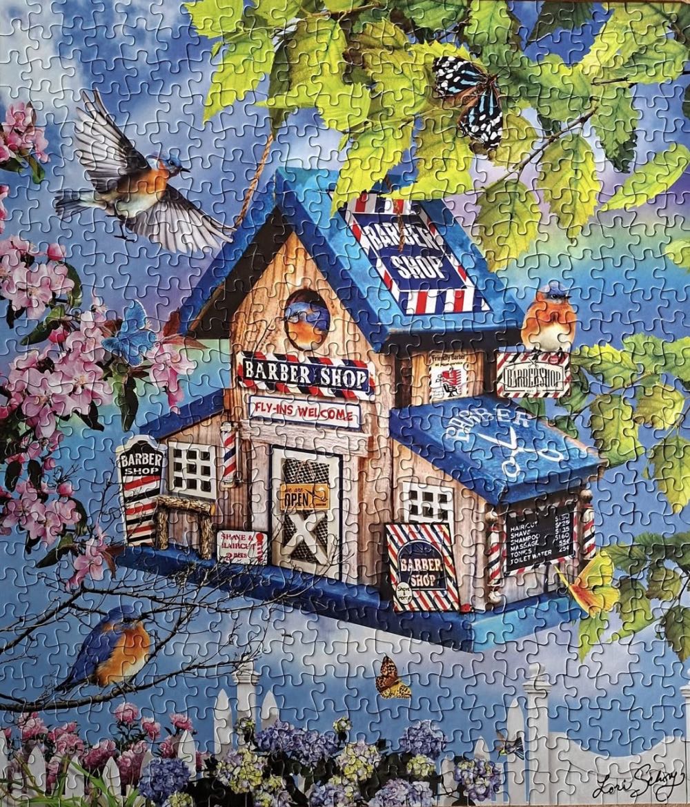 Barber Shop Betaald (Joke) - SunsOut puzzle collectible [Barcode 796780352315] - Main Image 3