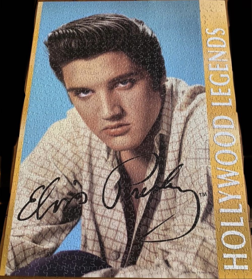 Elvis Presley Hollywood Legends/Sell/Ship - White Mountain Puzzles puzzle collectible [Barcode 724819252121] - Main Image 3