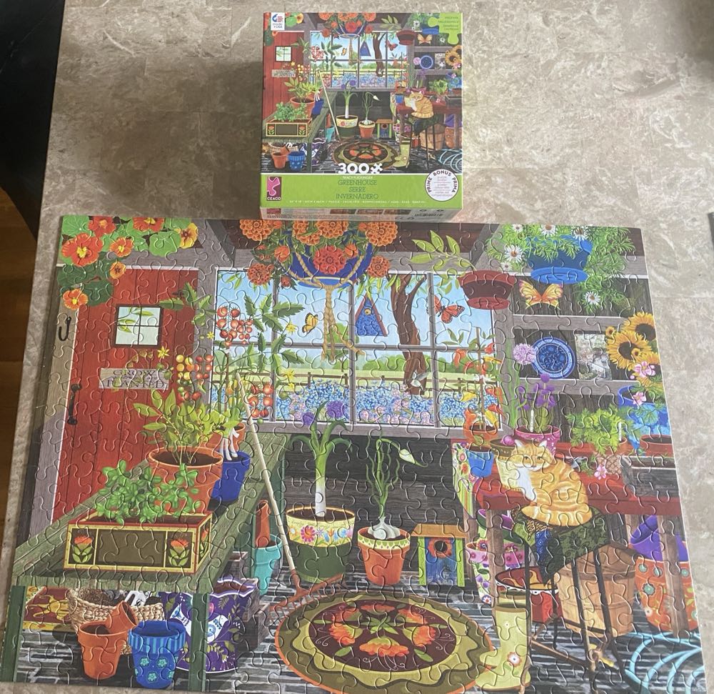 Greenhouse - Ceaco puzzle collectible [Barcode 021081221382] - Main Image 2